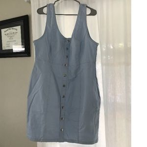 Light wash jean dress